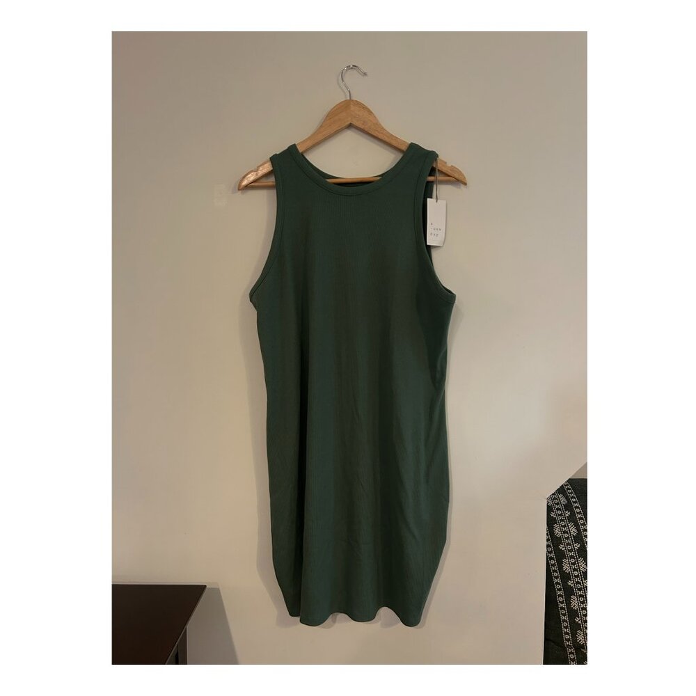 NWT | A New Day Casual Target fitted mid thigh length teal dress | XXL
